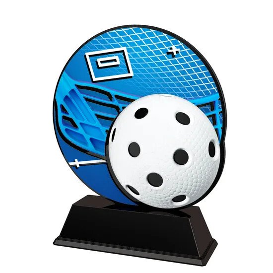 Acrylic Figure [FAB-M21-B] Floorball (blue)