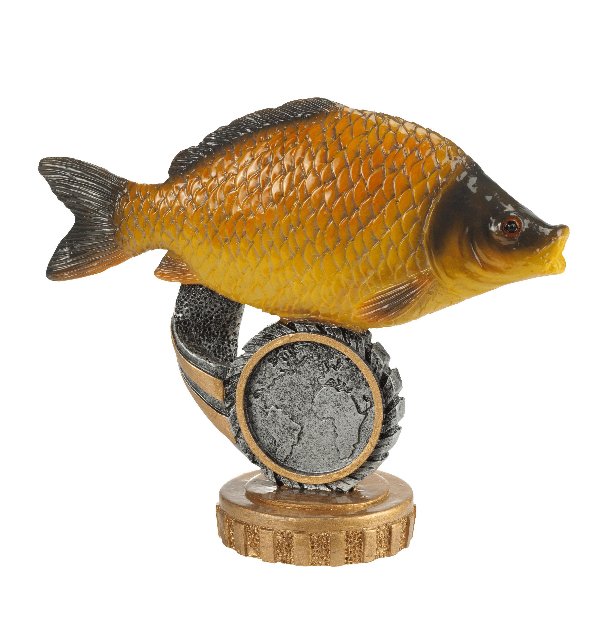 Mastic figure [FX085] fishing - fish (yellow)