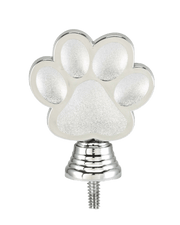 Plastmasas Figūra [P528.02] suņa ķepa (sudraba)