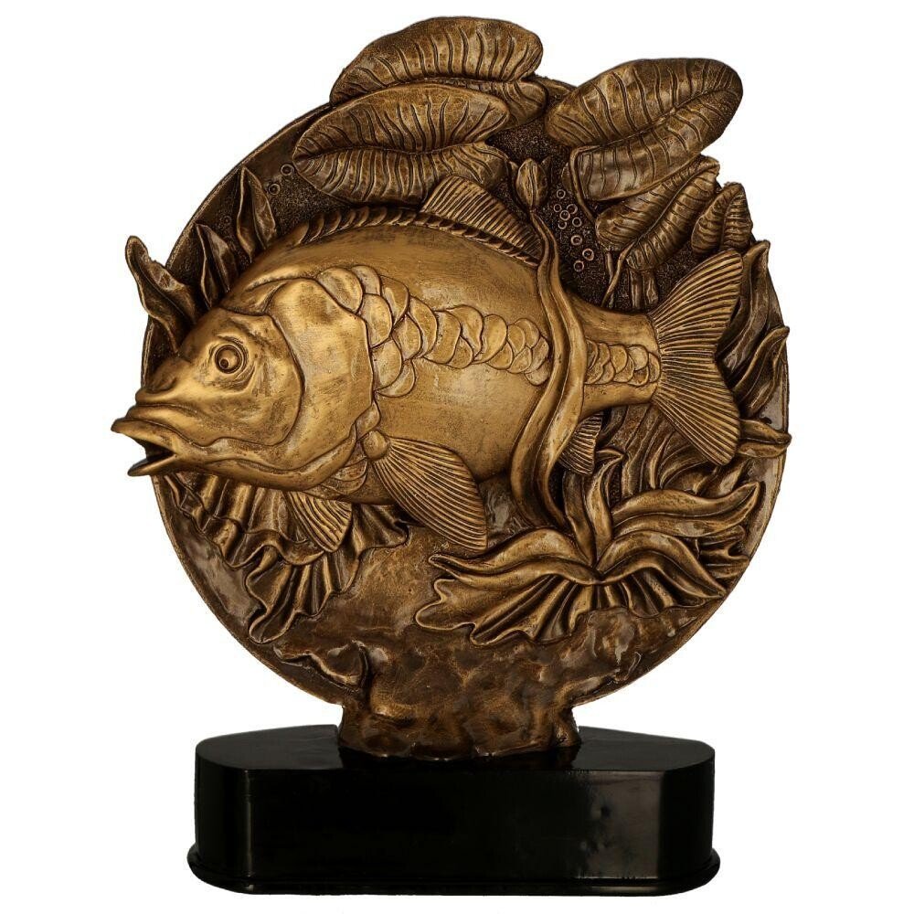 Mastic Figure [TR-RFST3050-23-BR] Carp fish (bronze)
