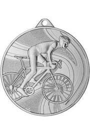 Stantsitud medal jalgrattasport [TR-MMC38050/S] (hõbedane)
