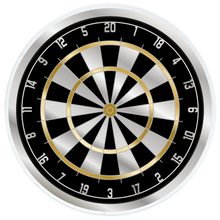 Acrylic Centre 70mm [AC030.02] darts (silver)