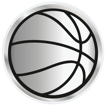 Acrylic Centre 70mm [AC024.02] basketball (silver)