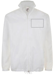 SHIFT, unisex veekindel tuulejope 210 g/m2 [S01618-WH-3XL] (valge)