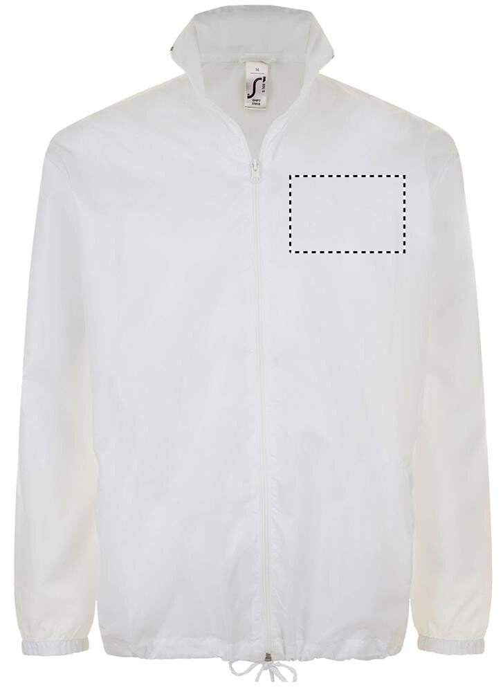 SHIFT, unisex veekindel tuulejope 210 g/m2 [S01618-WH-3XL] (valge)