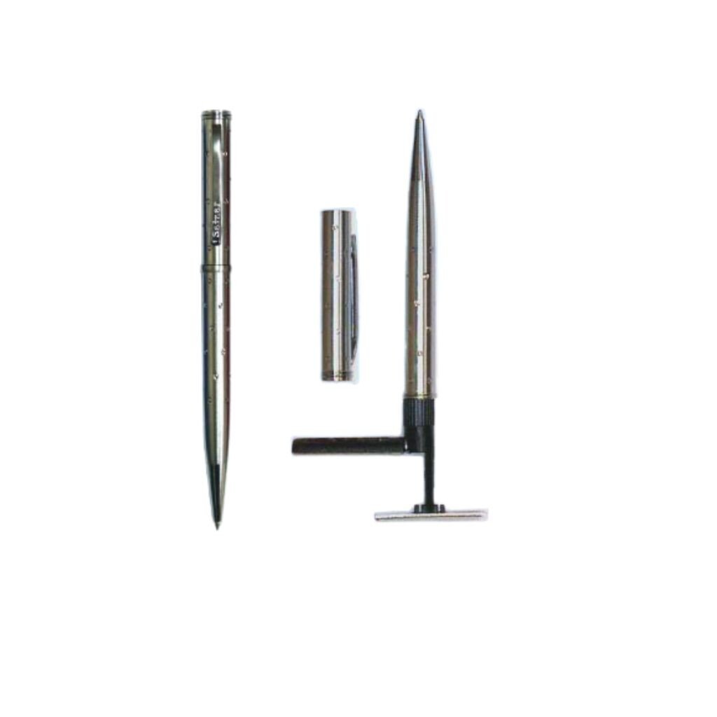 Pen Stamp [81502-HR] with pattern (silver)