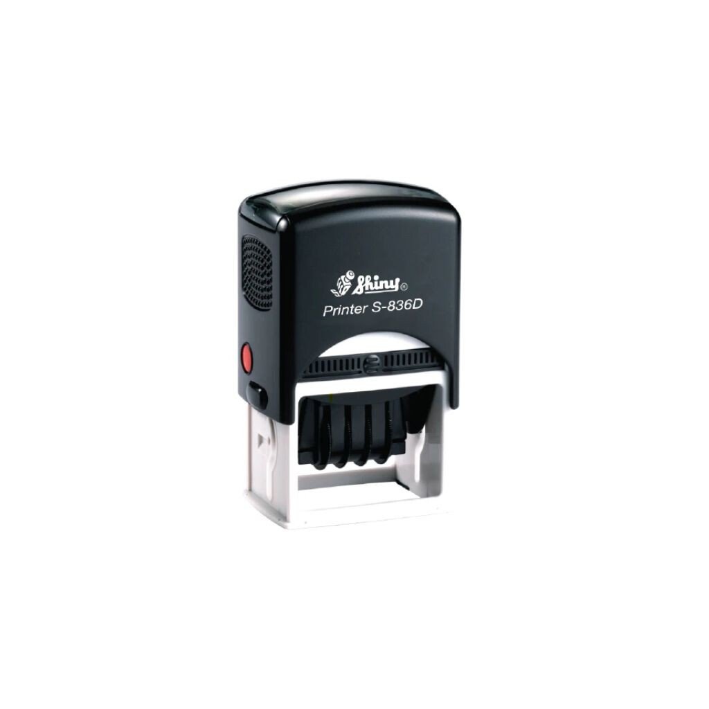 Date stamp SHINY 45x30 [S-836D] (inkless)
