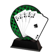 Acrylic Figure [FAB-M20-C] playing cards (white)