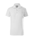 Bērnu polo krekls 134 cm/8 gadi 200 g/m² [Pique-222-00-8] (balts)