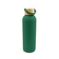 Insulated Bottle with Bamboo Lid and Rubber Finish 500 ml Zeniqua [VA116-06] (green)