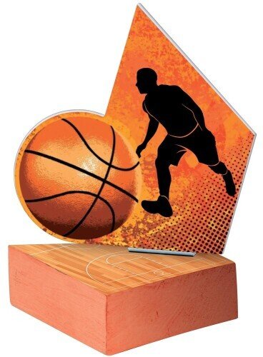 Metal Figurine [SO309-BAS] basketball (orange)