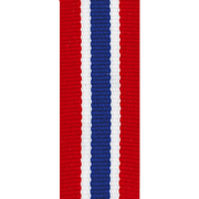 Broad Ribbon [V2-RO/WI/BL] (red/white/blue) Norway 22 mm
