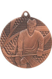 Stamped medal [TR-MMC6750-B] ice hockey (bronze)