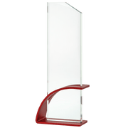 Glass Decoration [W585.08] (clear/red)