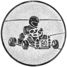 50 mm Centrs [A2-119-ZG] kartings (sudraba)