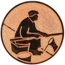 50 mm Centrs [A2-59-BA] makšķerēšana (bronza)