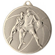 Štancēta Medaļa [TR-MMC40050-S] basketbols (sudraba)
