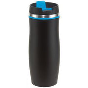 Metal Thermal Mug [43-0304170] (black/blue)