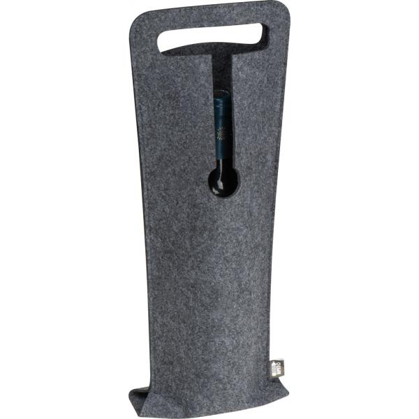 Felt bottle gift bag [MAC-6431477] (dark grey)