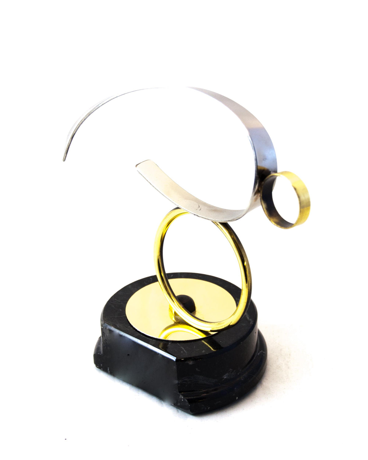 Metal Figurine [800/1-CI] cycling (gold)