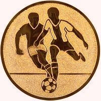 25 mm Centre [A1-1-BA] Football (Bronze)