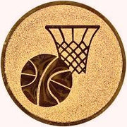 25 mm Centrs [A1-10-BA]  basketbols (bronza)