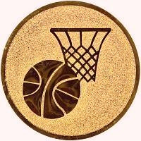 25 mm Centre [A1-10-BA] Basketball (Bronze)