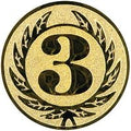 25 mm centras [A1-107-GG] 3 vieta (auksas)