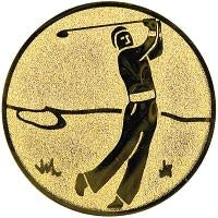 50 mm Centrs [A2-109-GG]  golfs (zelta)