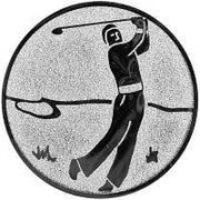 25 mm Centrs [A1-109-ZG]  golfs (sudraba)