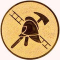 25 mm centrinė dalis [A1-116-BA] ugniagesiai (bronza)