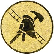 25 mm Centrs [A1-116-GG]  ugunsdzēsēji (zelta)