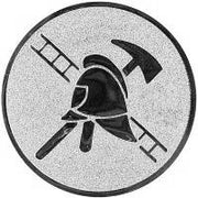 25 mm centras [A1-116-ZG] ugniagesiai (sidabriniai)