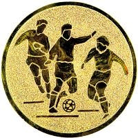 25 mm Centrs [A1-144-GG]  futbols (zelta)