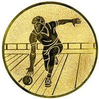 25 mm Keskus [A1-155-GG] bowling (kuldne)