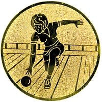 25 mm Keskus [A1-156-GG] bowling (kuldne)
