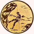 25 mm Centrs [A1-161-BA]  alpīnisms (bronza)