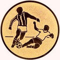 25 mm centras [A1-168-BA] futbolas (bronza)