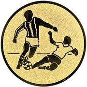 25 mm Centrs [A1-168-GG]  futbols (zelta)