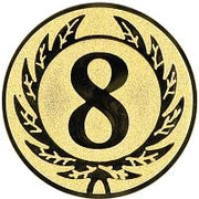 25 mm Centras [A1-173-GG]  8 vieta (auksas)