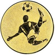 25 mm Centrs [A1-183-GG]  futbols (zelta)