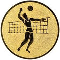25 mm Centrs [A1-19-GG]  volejbols (zelta)