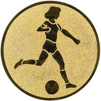 25 mm Centre [A1-2-GG] Women's Football (Gold)