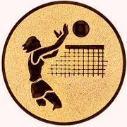 25 mm Centre [A1-20-BA] volleyball women (bronze)
