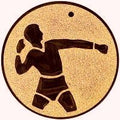 25 mm Centre [A1-22-BA] Ball Throwing (Bronze)