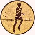 25 mm Centrs [A1-23-BA]  kross (bronza)