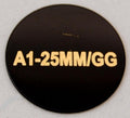Gravējams Centrs [A1-25MM/GG]  (zelta)