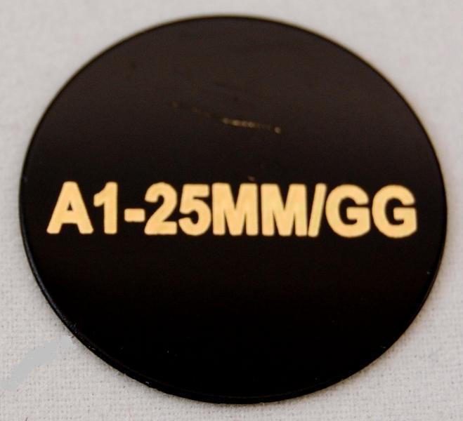 Engravable Center [A1-25MM/GG] (gold)