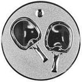50 mm centras [A2-36-ZG] stalo tenisas (sidabras)