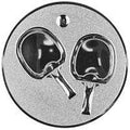 25 mm Centrs [A1-36-ZG]  galda teniss (sudraba)